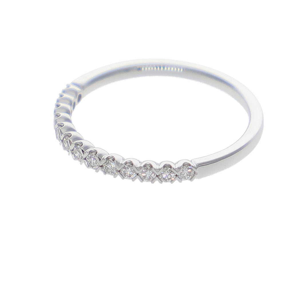 Anillo Oro Blanco y Brillantes AN-14179