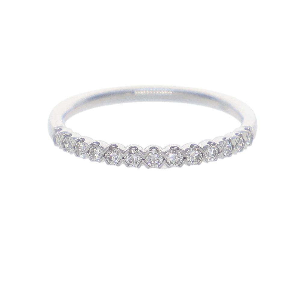 Anillo Oro Blanco y Brillantes AN-14179