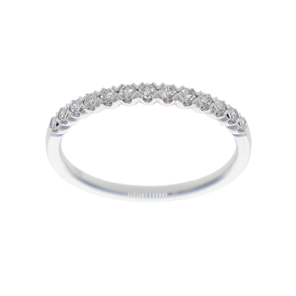 Anillo Oro Blanco y Brillantes AN-14179