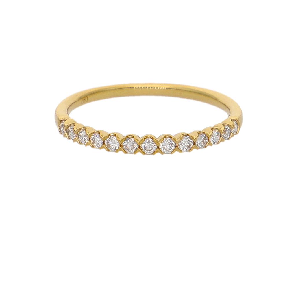 Anillo Oro Amarillo y Brillantes AN-14180