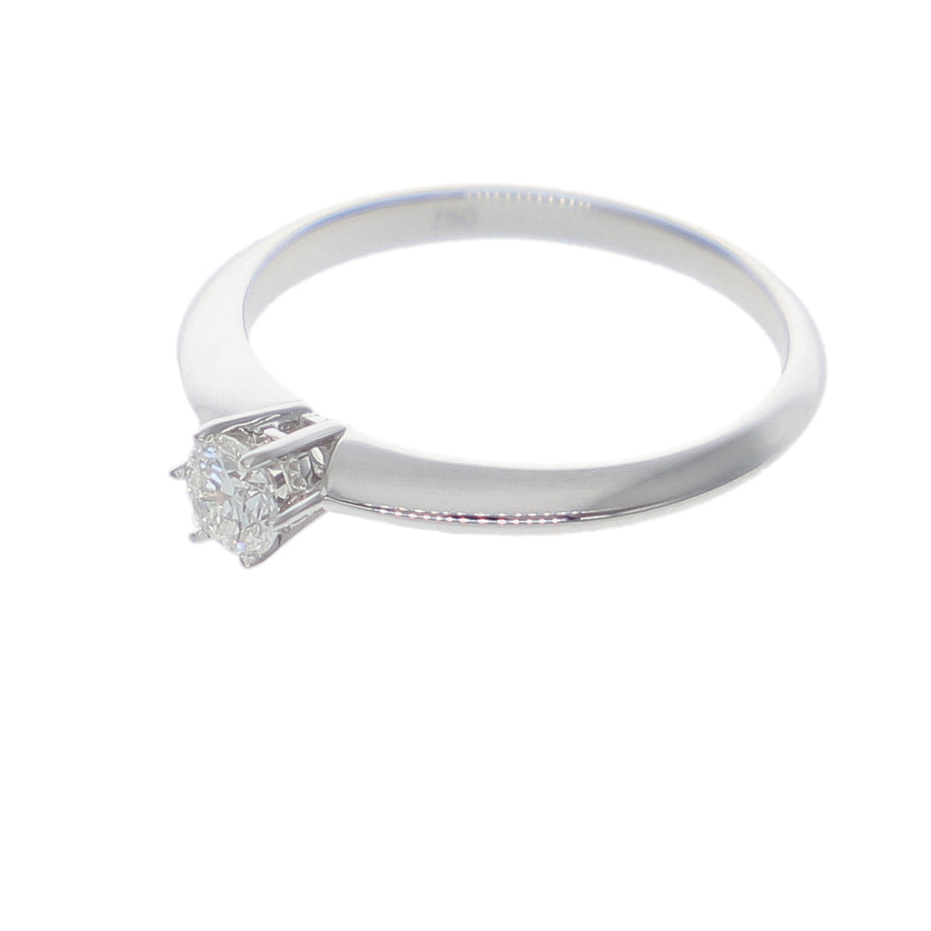 Anillo Oro Blanco y Brillantes AN-14181