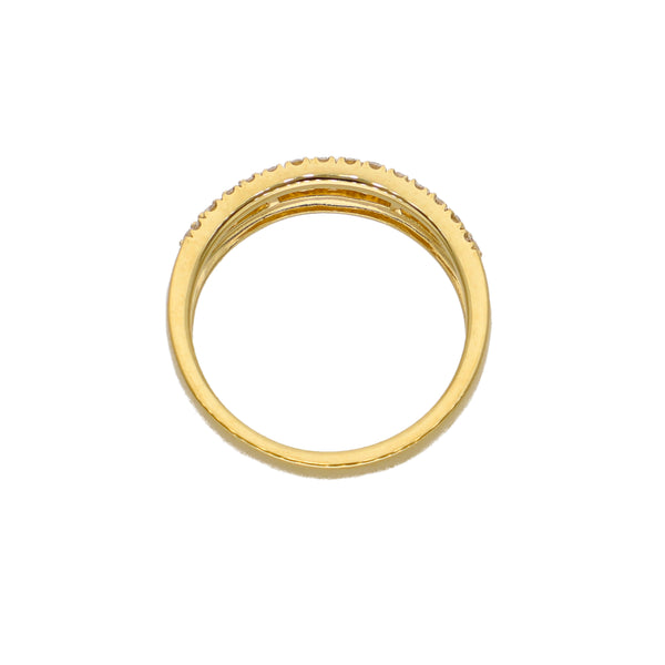Anillo Oro Amarillo y Brillantes AN-14184