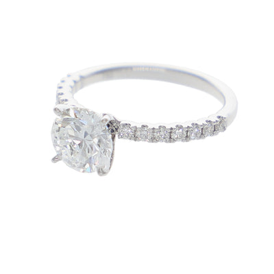 Anillo Oro Blanco y Brillantes Lab Grown AN-14213