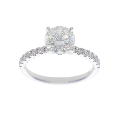 Anillo Oro Blanco y Brillantes Lab Grown AN-14213