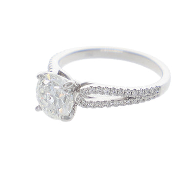 Anillo Oro Blanco y Brillantes Lab Grown AN-14214