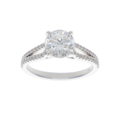 Anillo Oro Blanco y Brillantes Lab Grown AN-14214