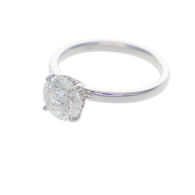 Anillo Oro Blanco y Brillantes Lab Grown AN-14216
