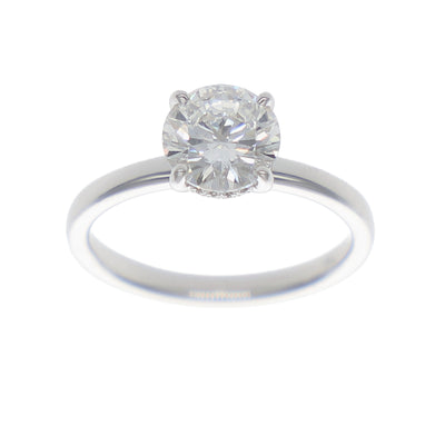 Anillo Oro Blanco y Brillantes Lab Grown AN-14216