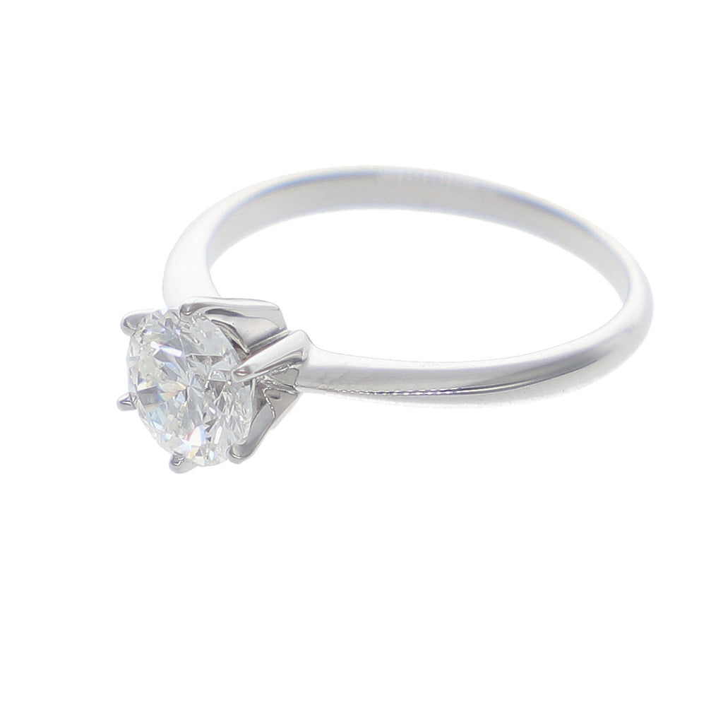 Anillo Oro Blanco y Brillantes Lab Grown AN-14217