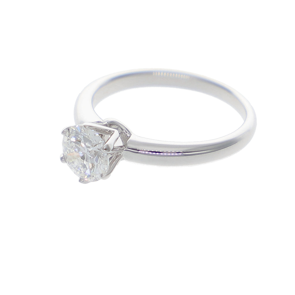 Anillo Oro Blanco y Brillantes Lab Grown AN-14218