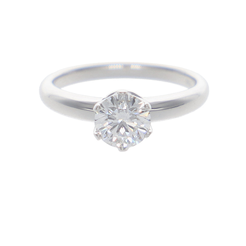 Anillo Oro Blanco y Brillantes Lab Grown AN-14218