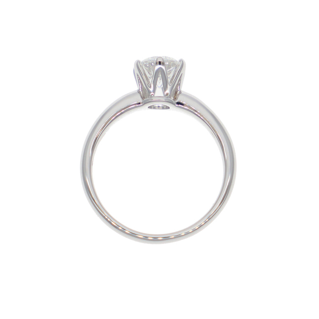 Anillo Oro Blanco y Brillantes Lab Grown AN-14218