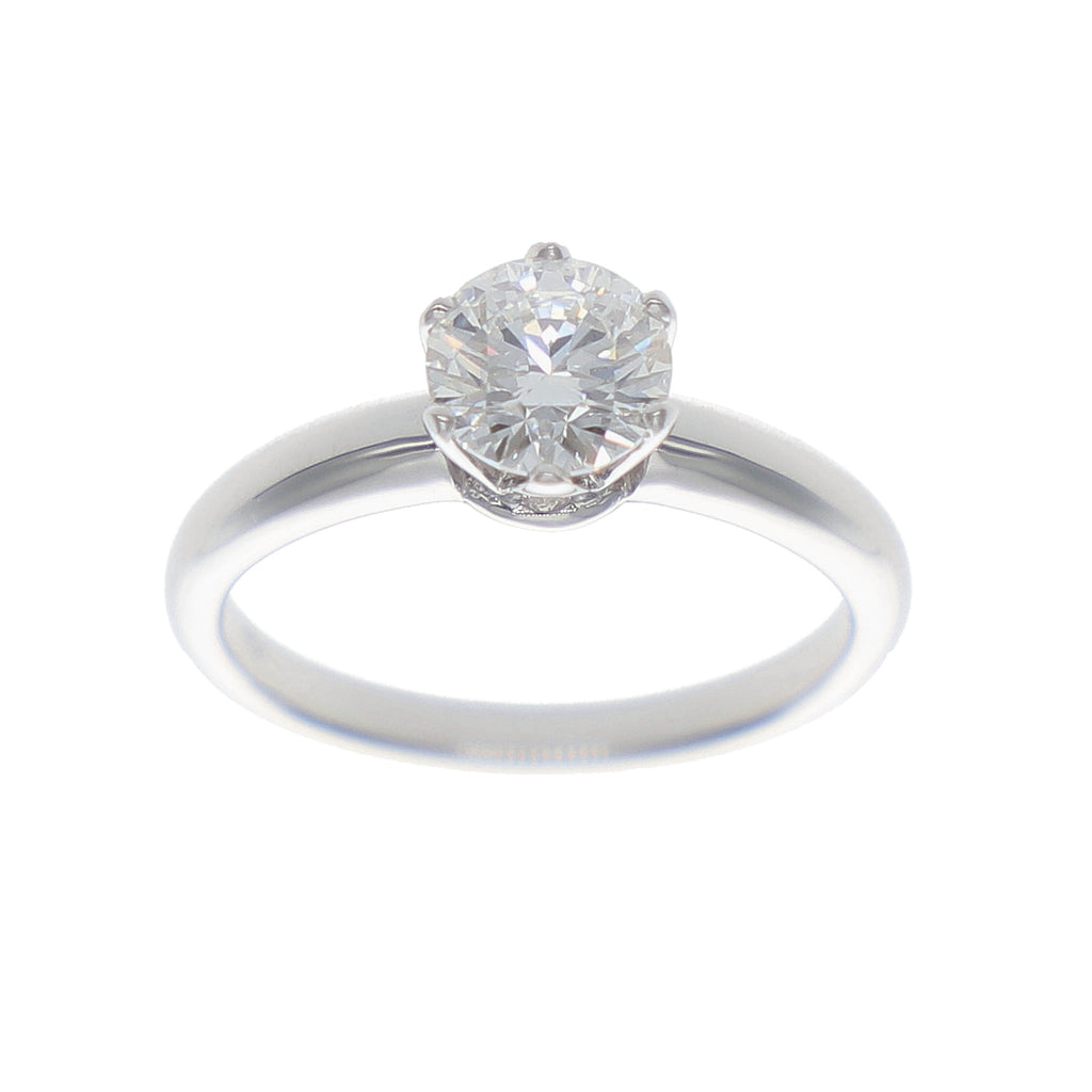 Anillo Oro Blanco y Brillantes Lab Grown AN-14218
