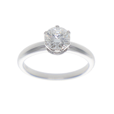 Anillo Oro Blanco y Brillantes Lab Grown AN-14218