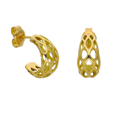 Aros Argolla Oro Amarillo AR-14221