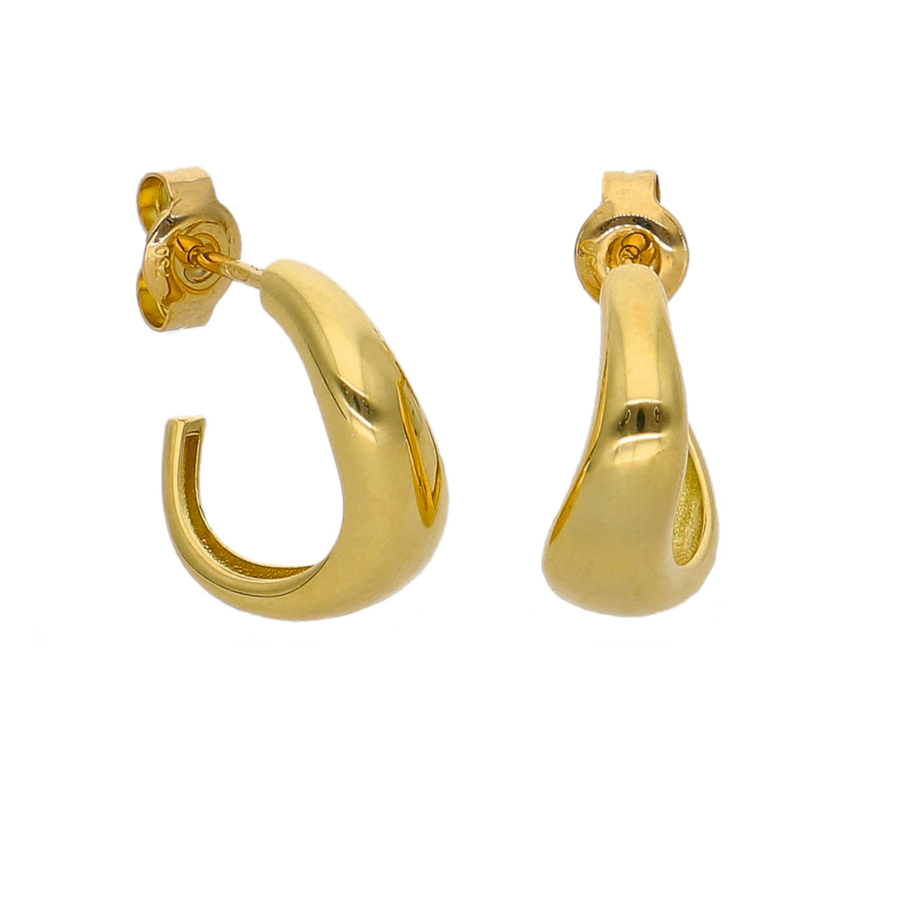 Aros Argolla Oro Amarillo AR-14225