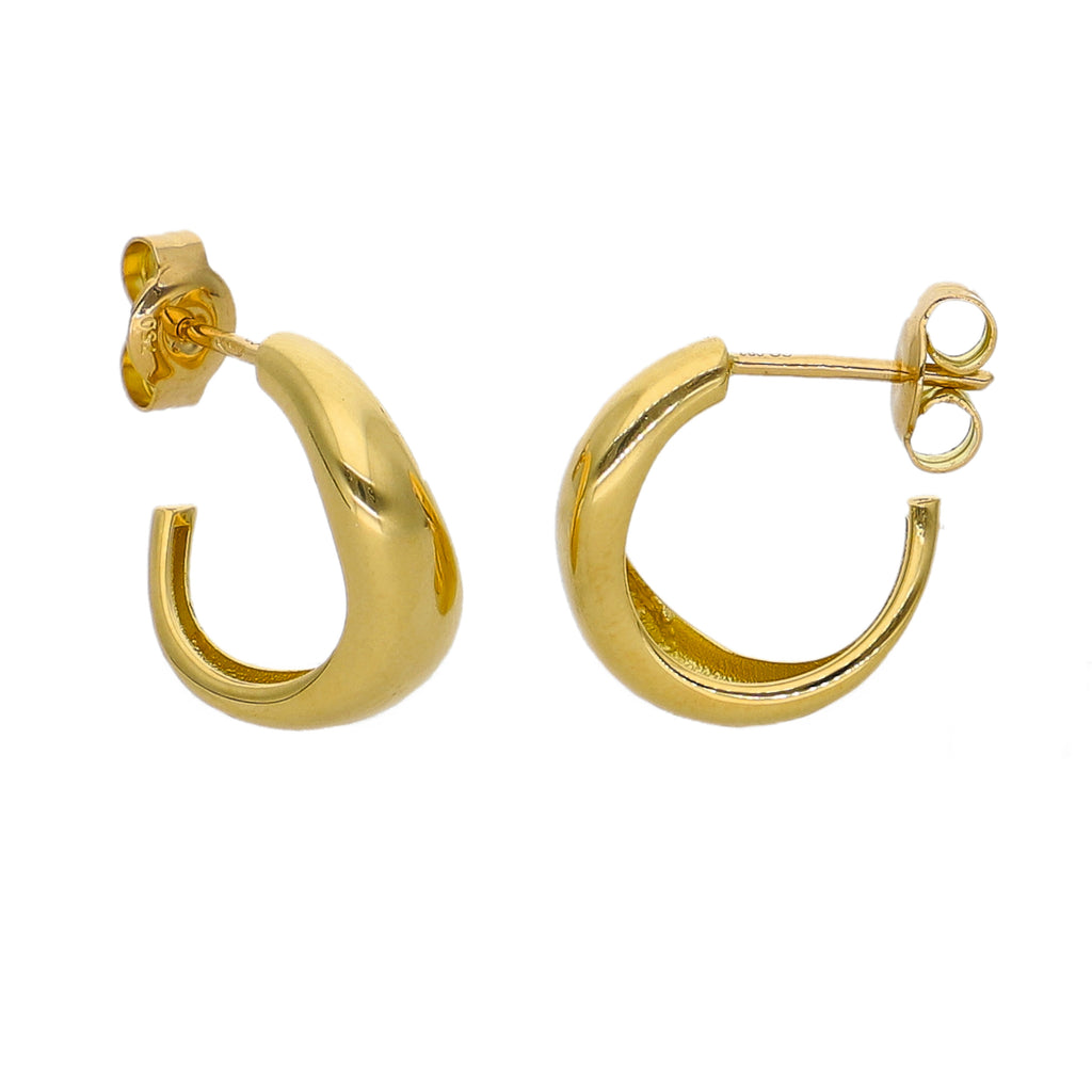 Aros Argolla Oro Amarillo AR-14225