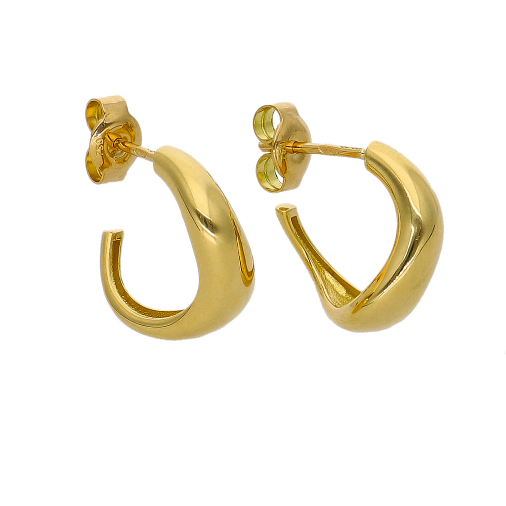 Aros Argolla Oro Amarillo AR-14225