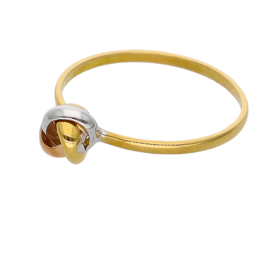 Anillo Oro Amarillo, Blanco y Rosa AN-14278