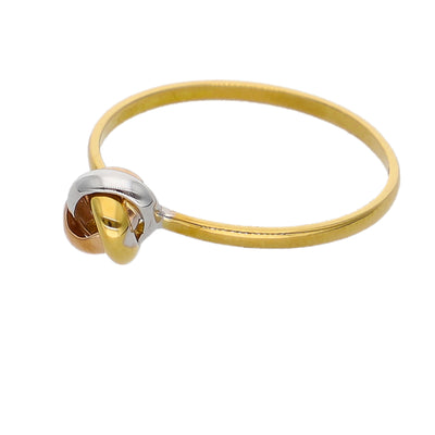 Anillo Oro Amarillo, Blanco y Rosa AN-14278
