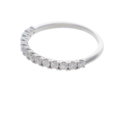 Anillo Oro Blanco Brillantes AN-14288