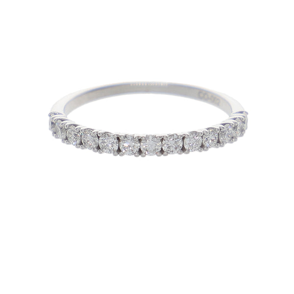 Anillo Oro Blanco Brillantes AN-14288