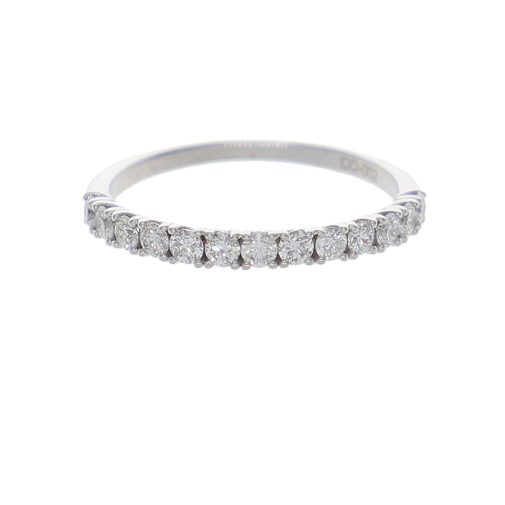 Anillo Oro Blanco Brillantes AN-14288