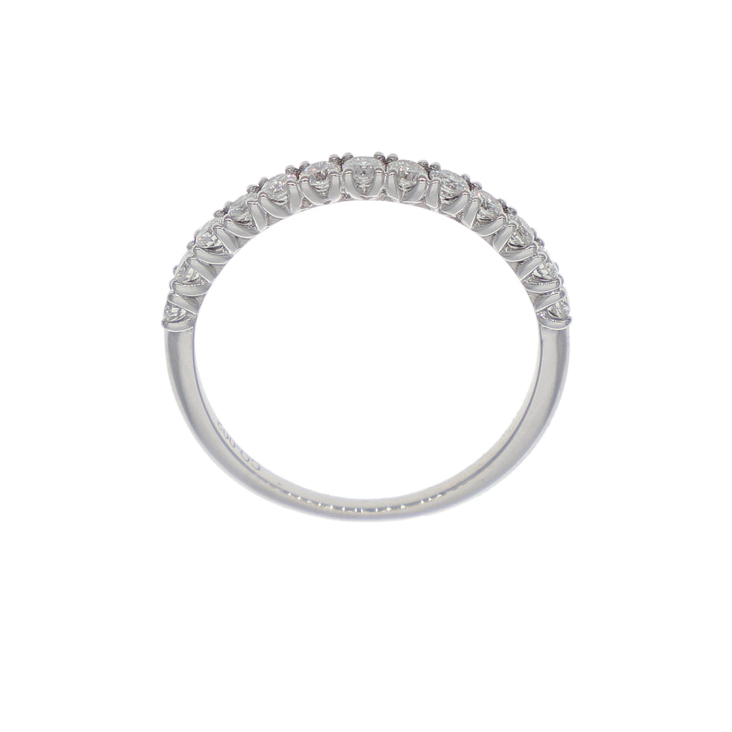 Anillo Oro Blanco Brillantes AN-14288