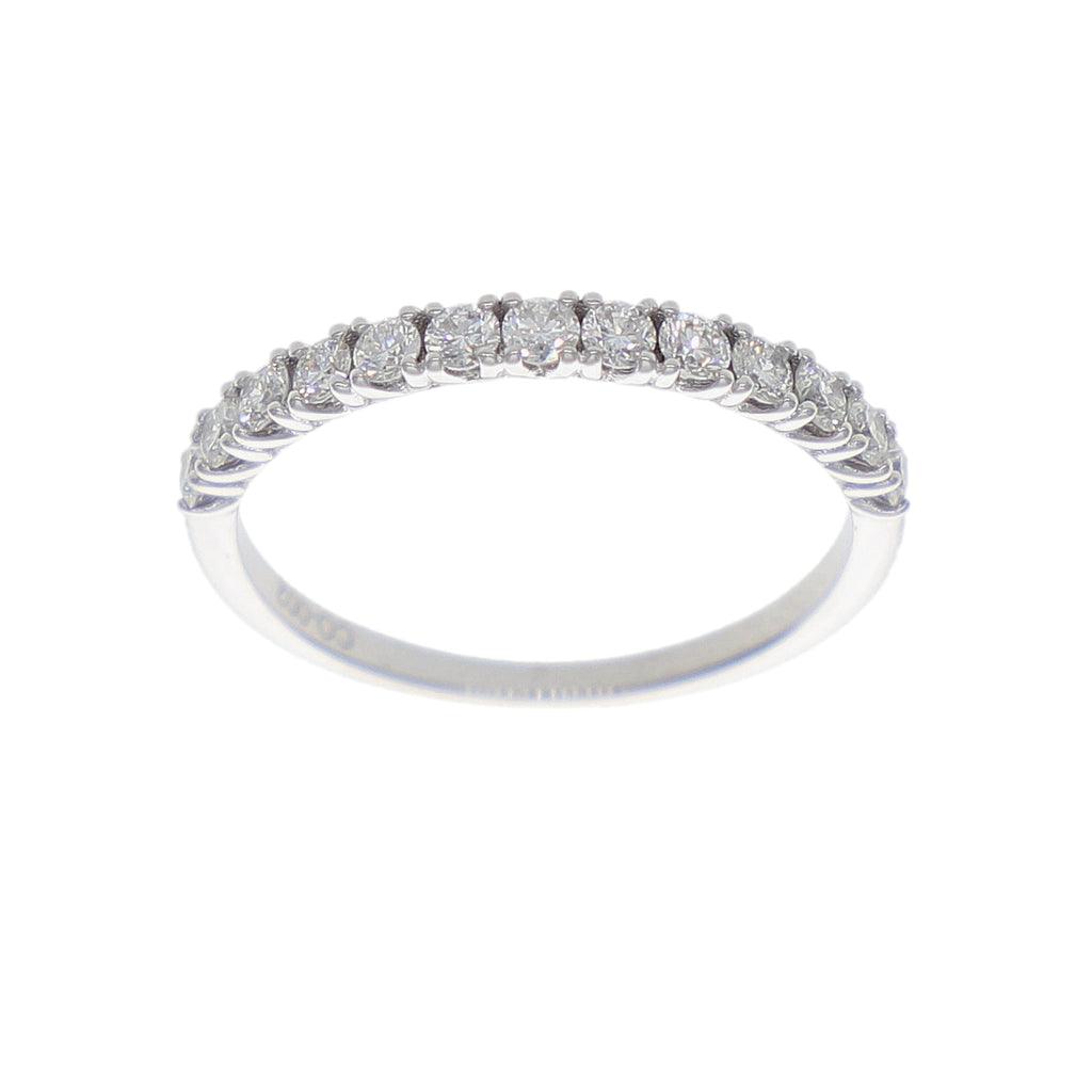Anillo Oro Blanco Brillantes AN-14288