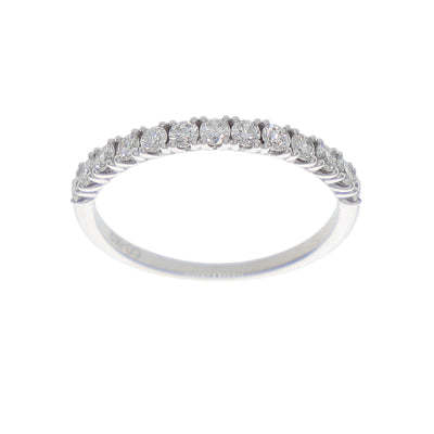 Anillo Oro Blanco Brillantes AN-14288