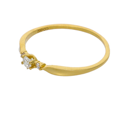 Anillo Oro Amarillo y Brillantes AN-14294