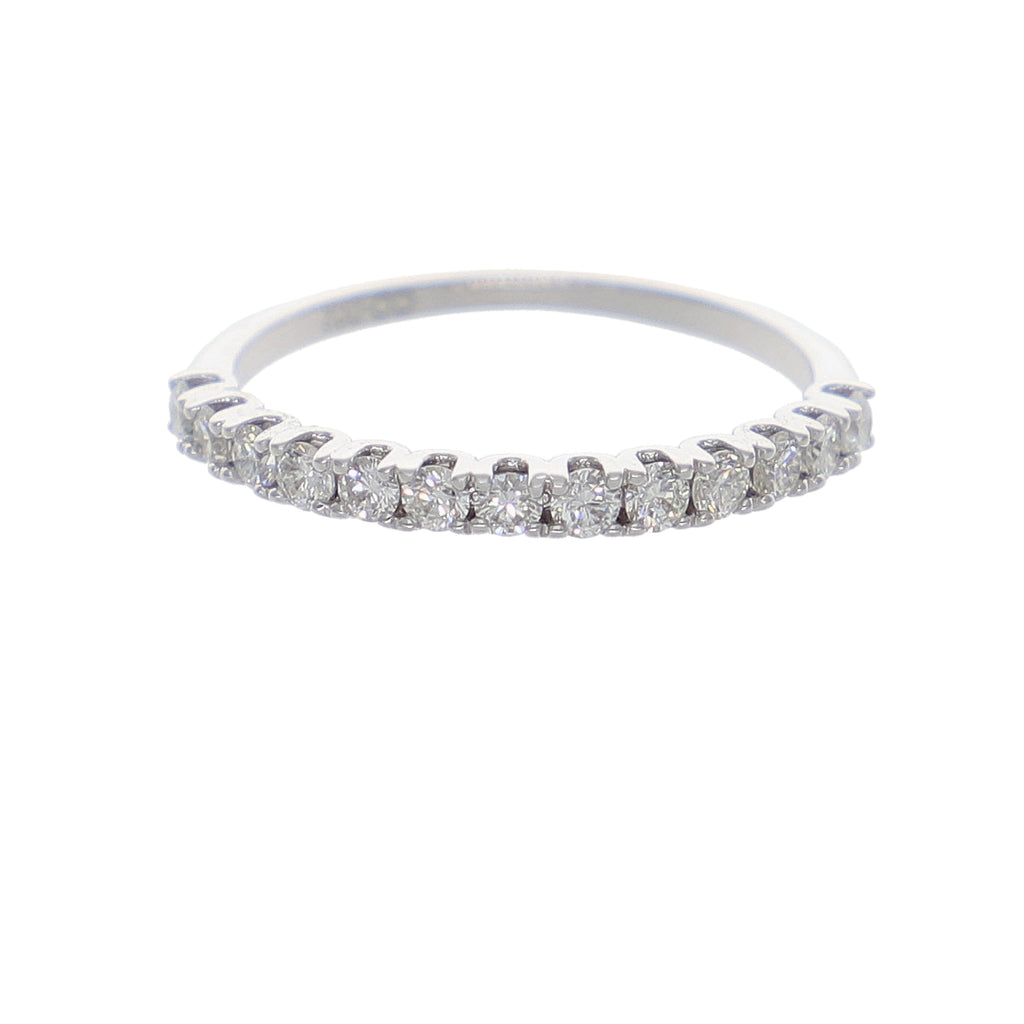 Anillo Oro Blanco y Brillantes AN-14295