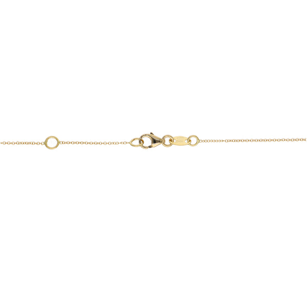 Collar Oro Amarillo, Rosa y Blanco CO-14305