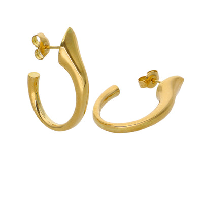 Aros Oro Amarillo Argollones AR-14310