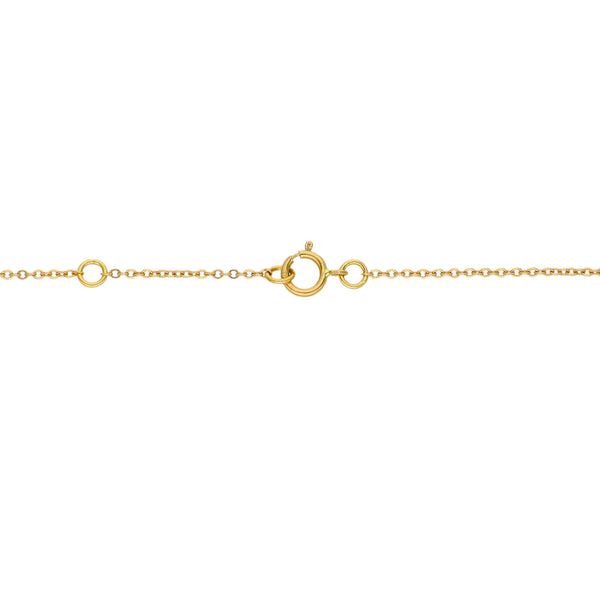 Collar Oro Amarillo Piedras Naturales CO-14343