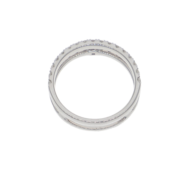 Anillo Oro Blanco y Brillantes AN-14345