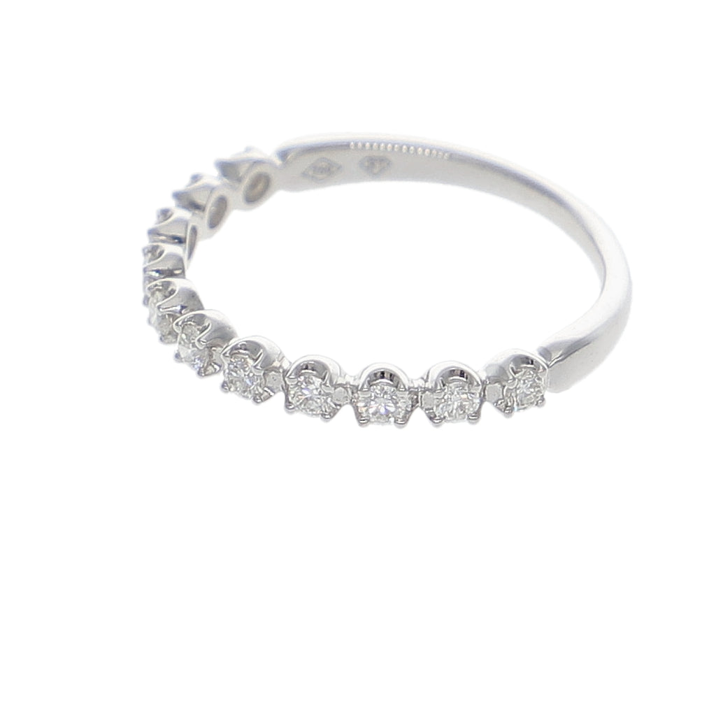 Anillo Oro Blanco y Brillantes AN-14346