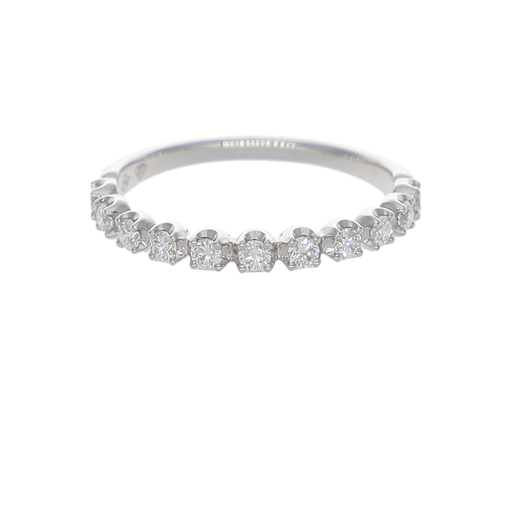 Anillo Oro Blanco y Brillantes AN-14346