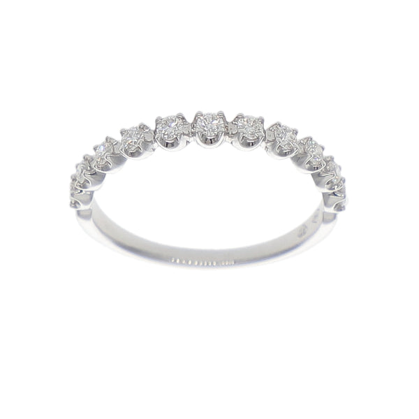 Anillo Oro Blanco y Brillantes AN-14346