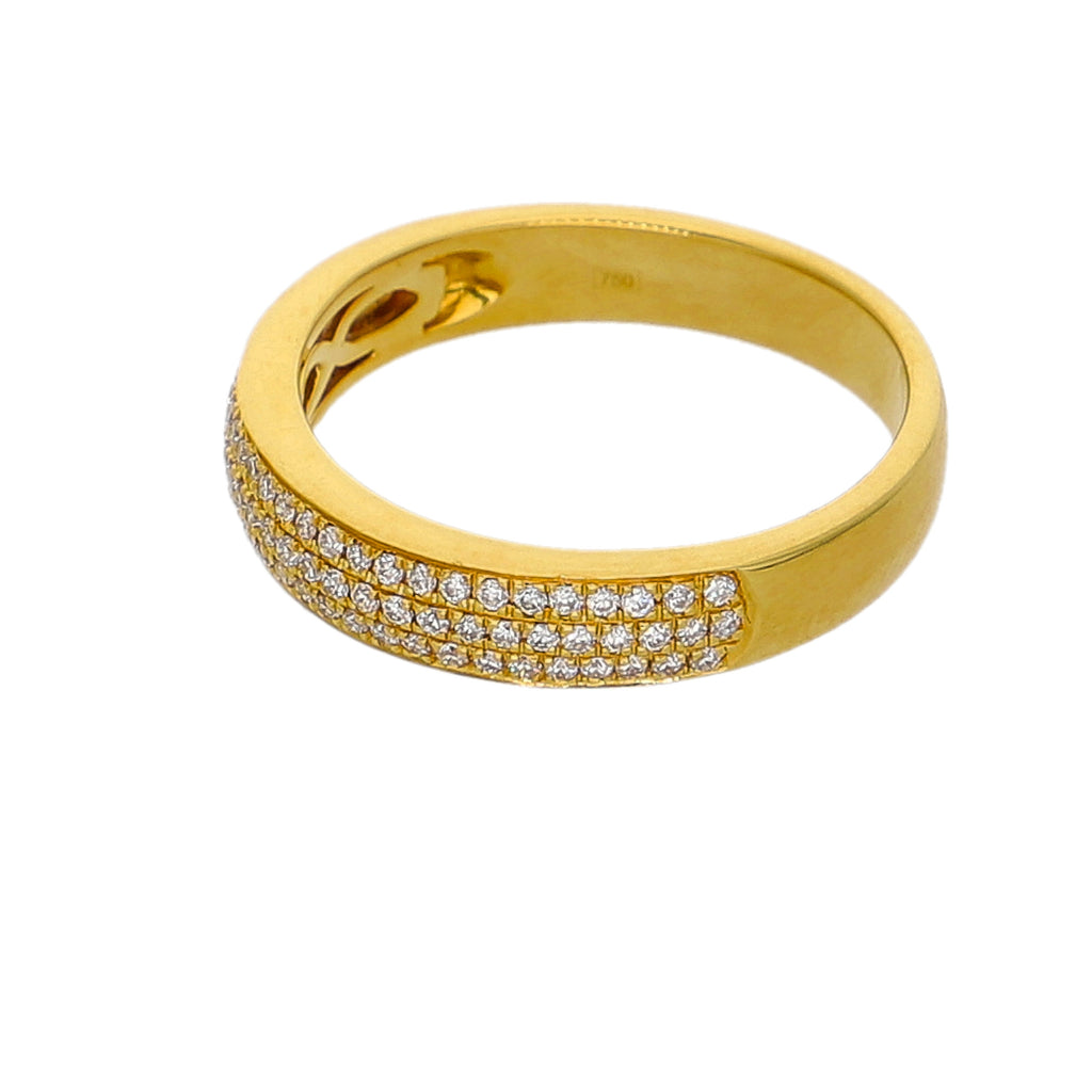 Anillo Oro Amarillo y Brillantes AN-14347