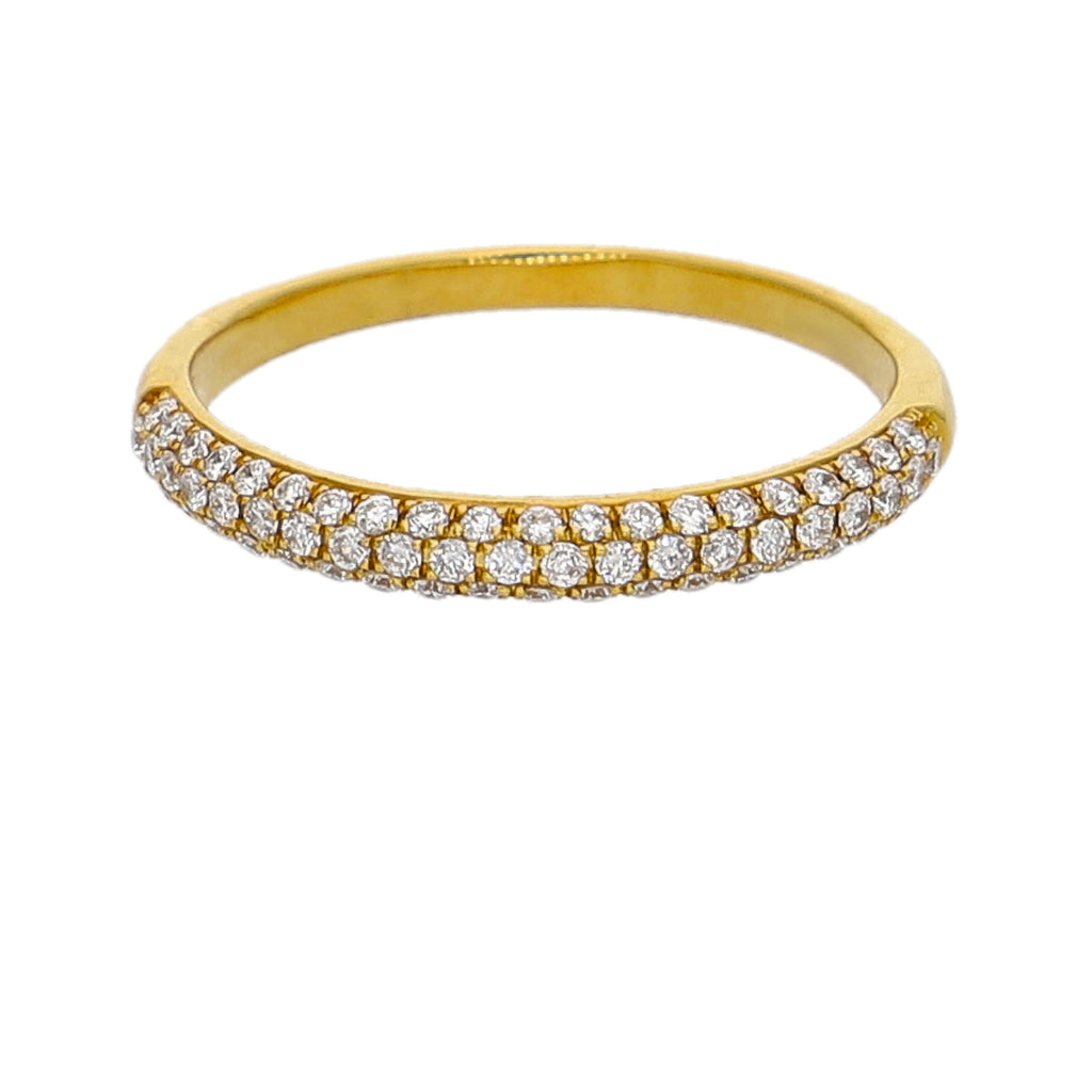 Anillo Oro Amarillo y Brillantes AN-14348