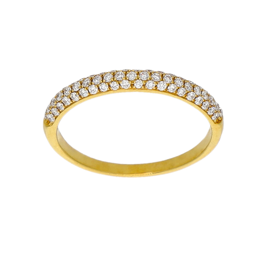 Anillo Oro Amarillo y Brillantes AN-14348