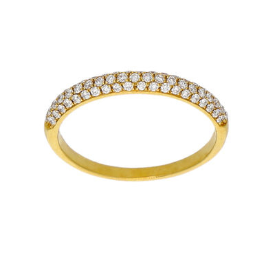 Anillo Oro Amarillo y Brillantes AN-14348