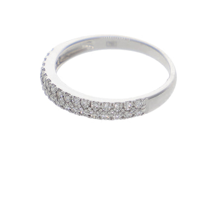 Anillo Oro Blanco y Brillantes AN-14349