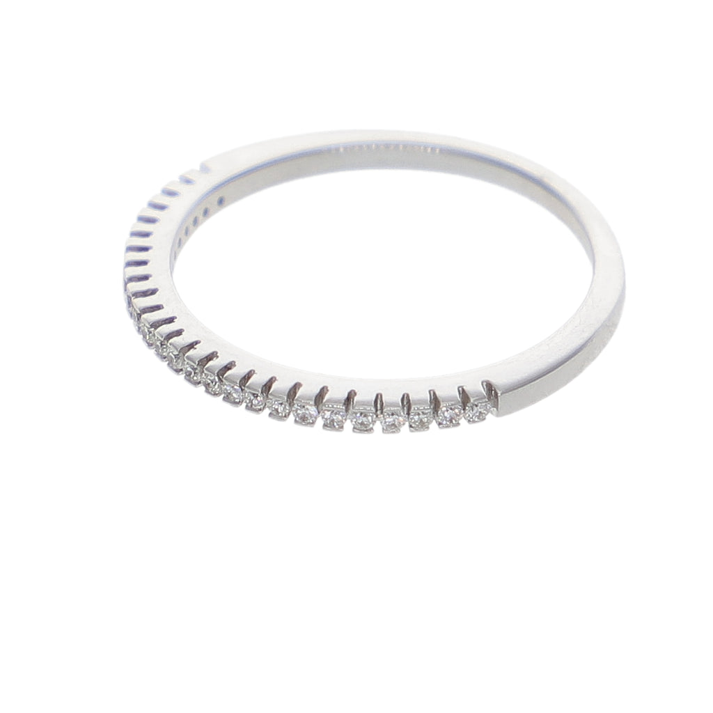 Anillo Oro Blanco y Brillantes AN-14350