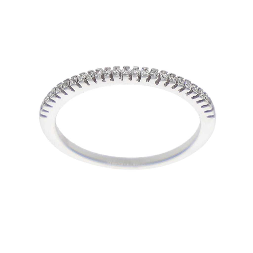 Anillo Oro Blanco y Brillantes AN-14350