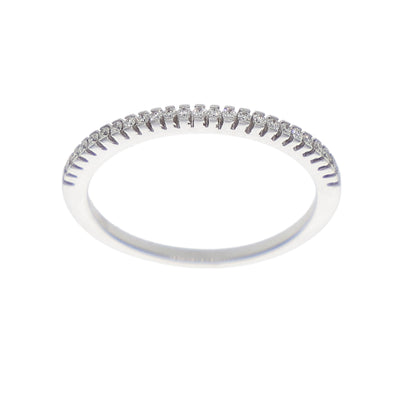 Anillo Oro Blanco y Brillantes AN-14350