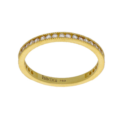 Anillo Oro Amarillo y Circones AN-14442