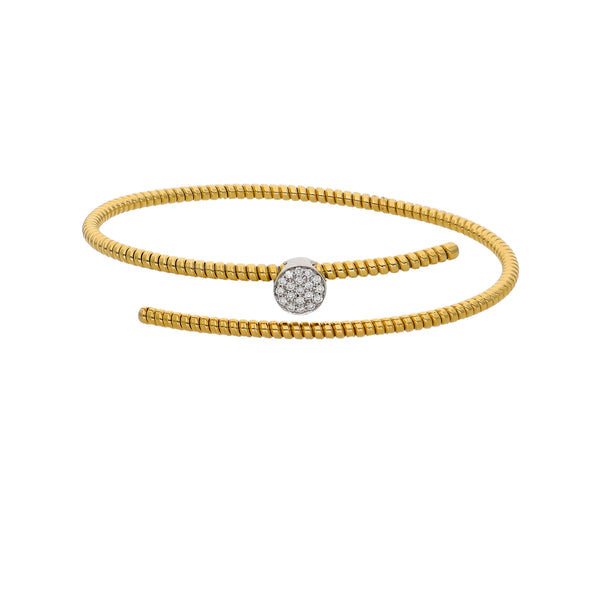 Esclava Oro Amarillo y Brillantes ES-14474