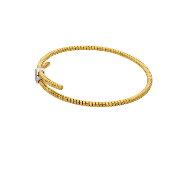 Esclava Oro Amarillo y Brillantes ES-14474